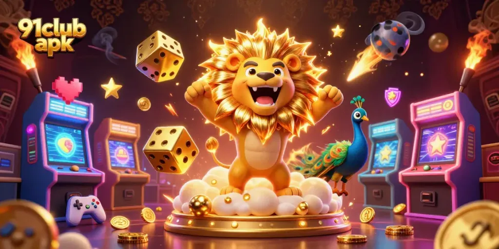 Experience the excitement of 91club apk with stylish gaming elements and vibrant visuals.