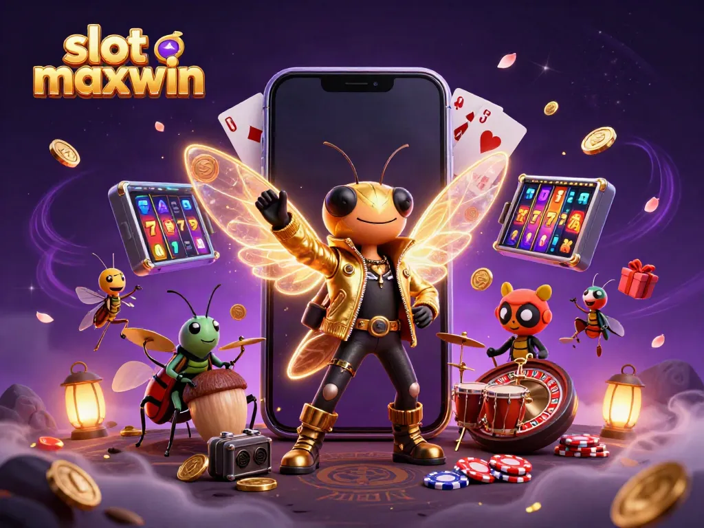 Experience thrilling wins with slot maxwin in a dynamic casino scene featuring engaging game elements.