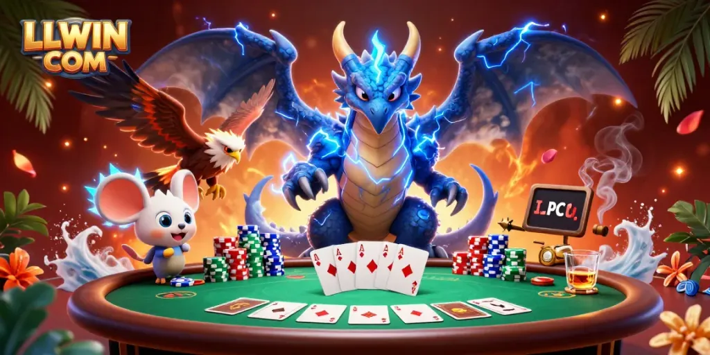 Experience thrilling gameplay at LLWIN COM with immersive casino characters bringing poker excitement.