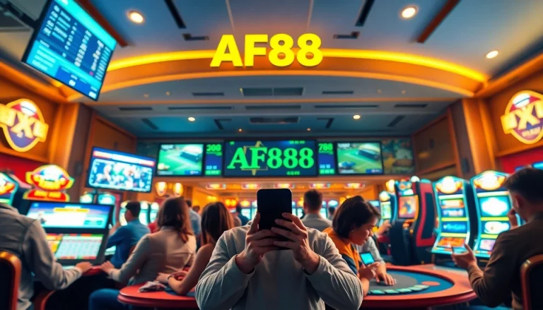 Players engaging with AF88.com, showcasing online betting excitement and community.