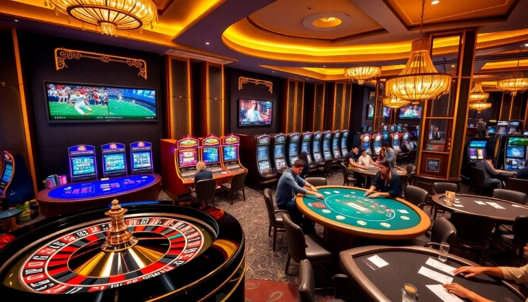 Experience the excitement of F168 casino with vibrant tables and thrilling gameplay.