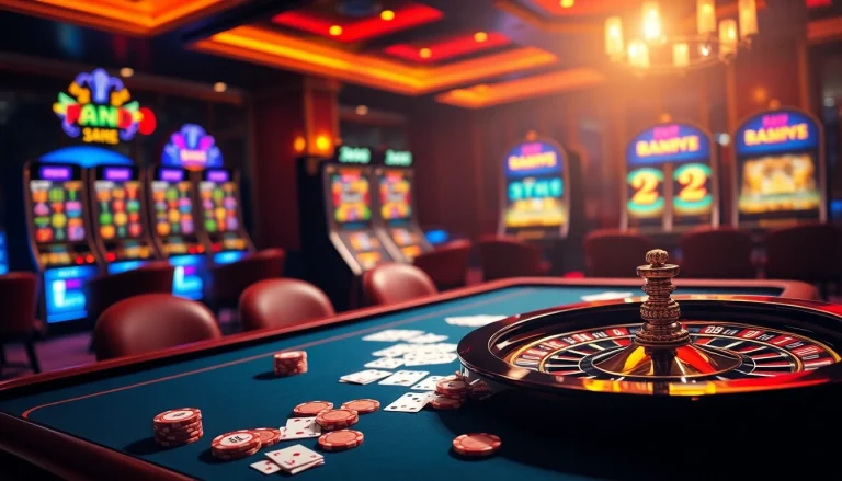 Experience the excitement of RR 88 at a luxurious casino table with poker chips and roulette.