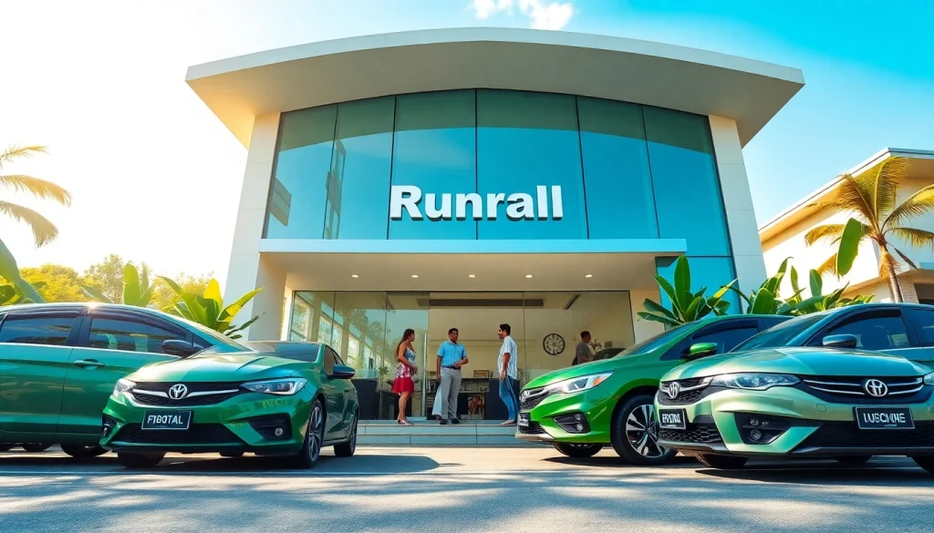 Discover car hire in Kuching with stunning rental cars in a vibrant outdoor setting.