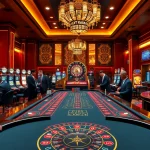 Engaging with Bugatti8 at a vibrant casino table featuring baccarat action and vibrant gambling elements.