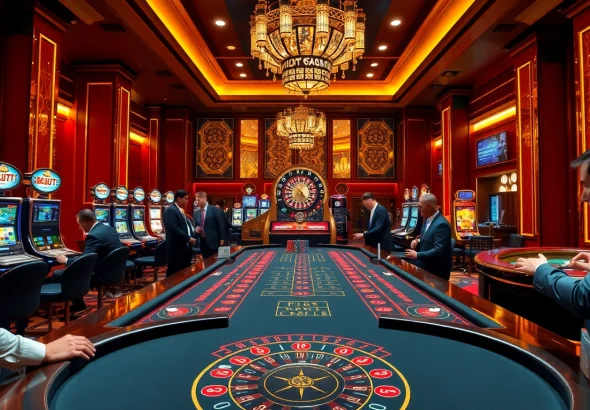 Engaging with Bugatti8 at a vibrant casino table featuring baccarat action and vibrant gambling elements.