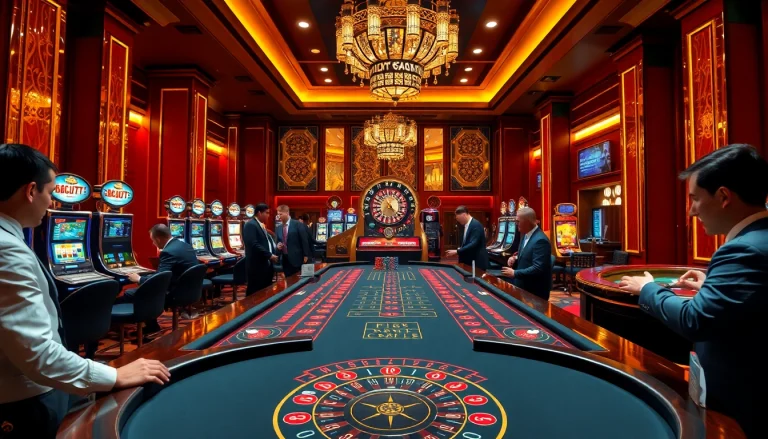 Engaging with Bugatti8 at a vibrant casino table featuring baccarat action and vibrant gambling elements.