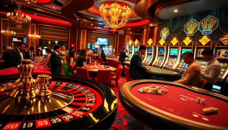 Experience excitement at https://f8bet11.net/ with vibrant casino activities, including poker and roulette.
