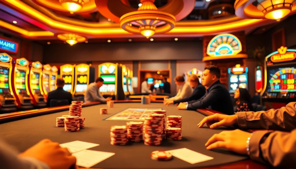 A group of focused players enjoying a high-stakes game at f168biz.com’s luxurious online casino table.