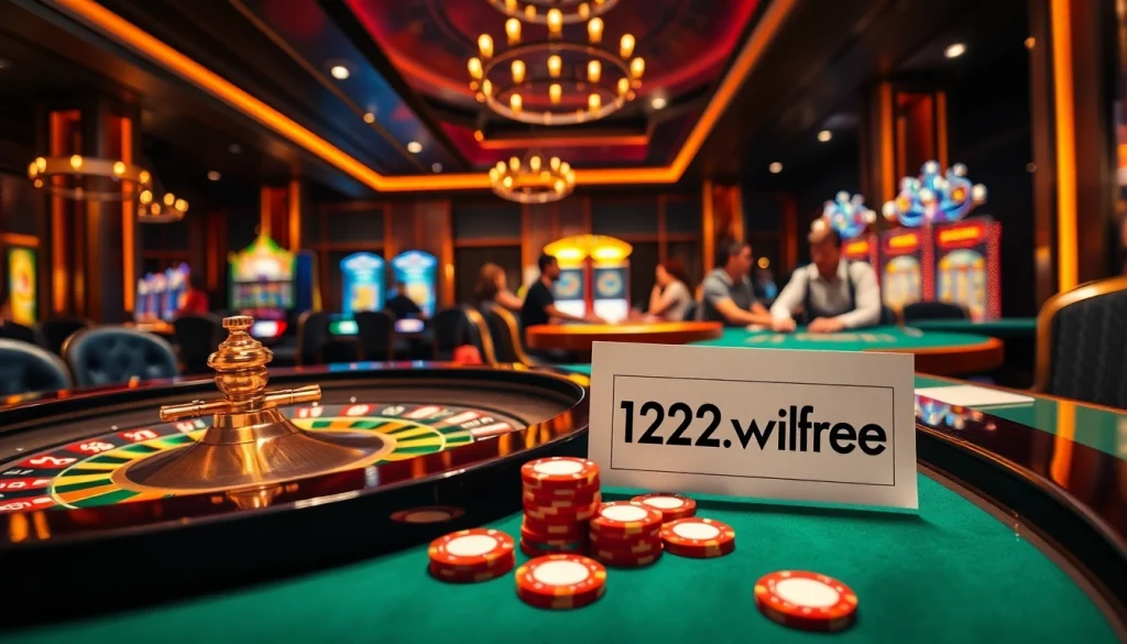 Experience thrilling casino action at https://123win.free/ with players enjoying roulette and poker.