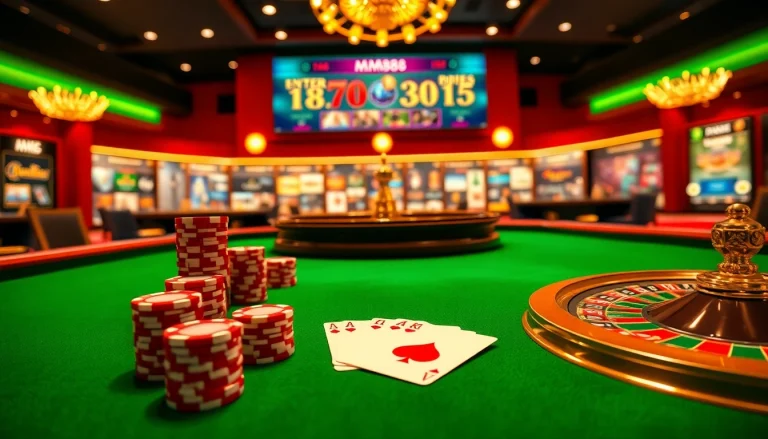 Experience the thrill of online gambling at https://mm88.forex/ with vibrant casino tables and exciting gameplay.