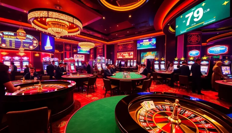Players at 789 club engage in thrilling casino games, showcasing high-stakes gambling excitement.