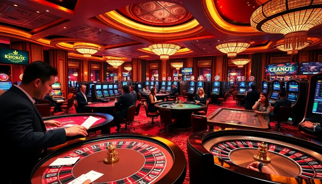 Experience the thrill of gambling at https://kjcmh.com/, where players enjoy exciting games in a luxury casino.