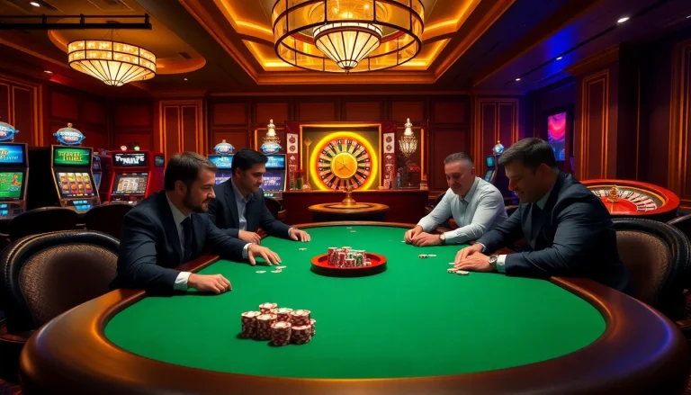 Experience excitement at the poker table on https://rr88.navy/ with vibrant poker chips and intense gameplay.