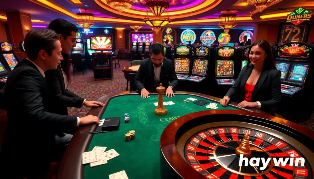 Experience thrilling gameplay at hay.win with luxurious casino elements like roulette and poker.