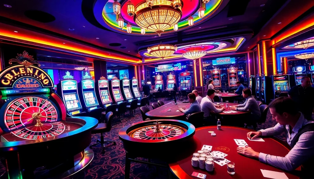 Trải nghiệm sự hứng khởi khi chiến thắng tại https://luck8.net với hình ảnh casino sống động, bàn chơi rực rỡ và người chơi tương tác.