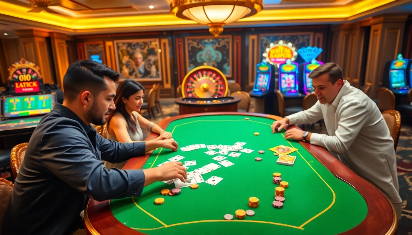 Experience the thrill of poker and casino games at 88 go, featuring vibrant tables and gaming action.