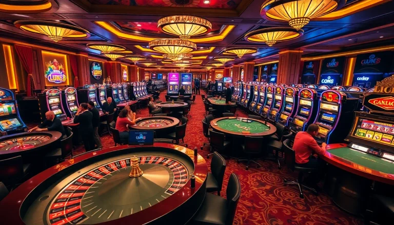 Trải nghiệm sự hồi hộp của trò chơi cược cao với LUCK8 và LUCKY8 trên một sàn casino sôi động, nổi bật với roulette, poker và máy đánh bạc.