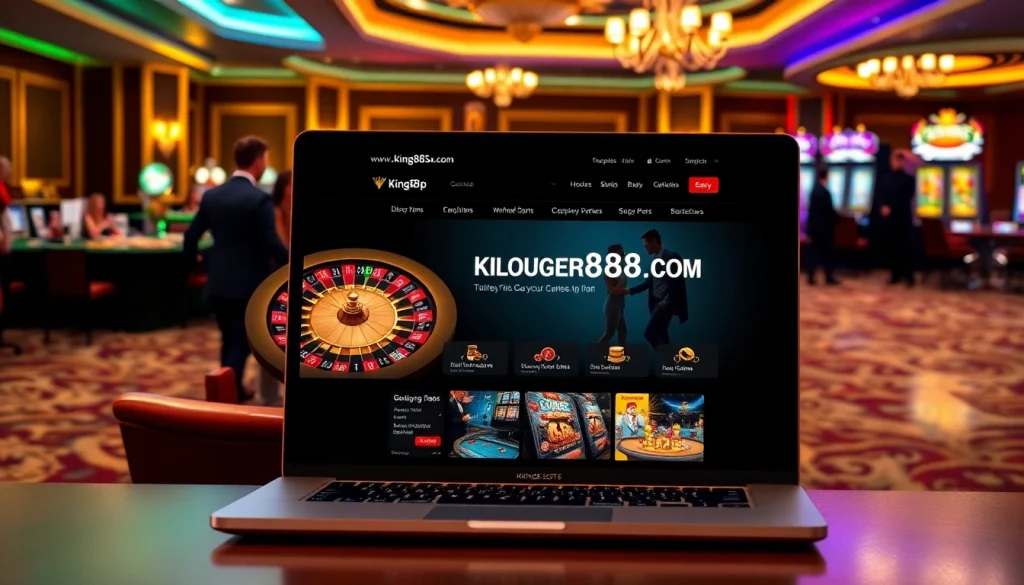 Experience high-stakes gaming action with the luxurious atmosphere of https://king88sa.com/ showcasing casino excitement.