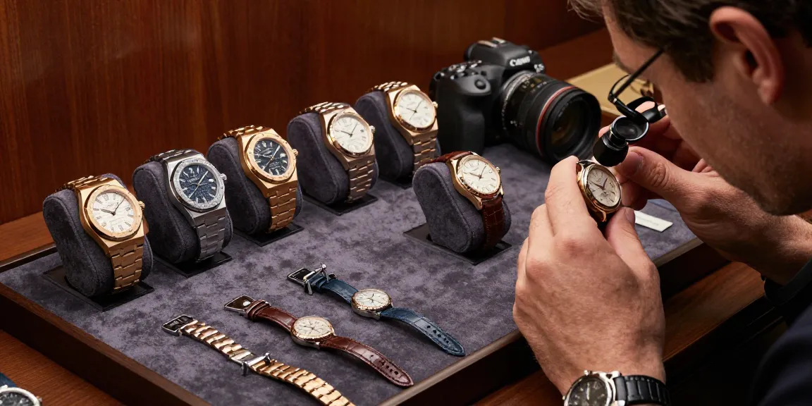 Explore stunning super clone watches in an elegant display, highlighting luxury details and craftsmanship.